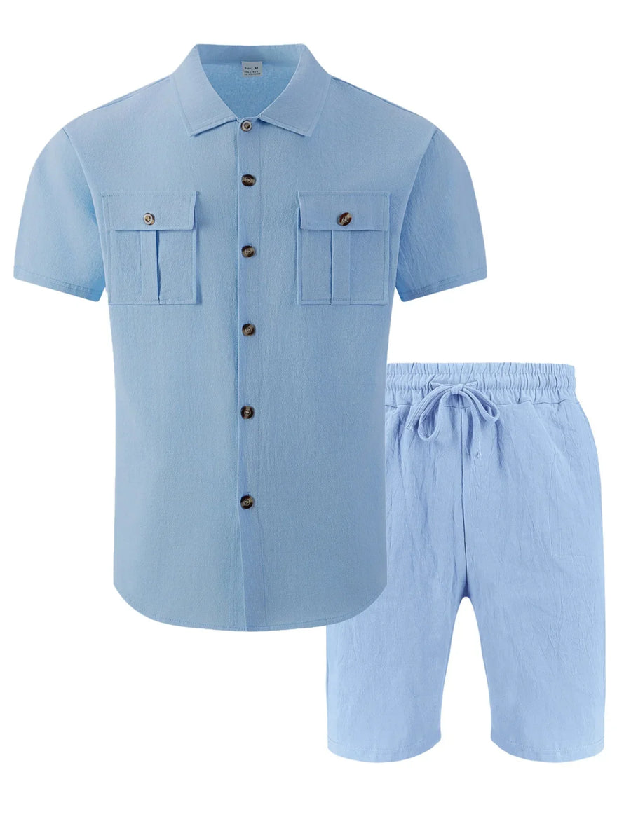 ROUSSEL PARIS | ENSEMBLE EN LIN ASSORTI POUR HOMMES