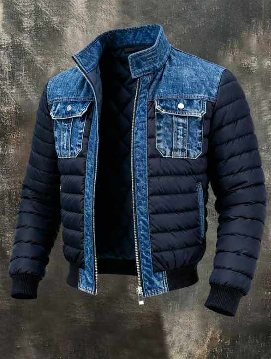 ROUSSEL PARIS | Veste en jean matelassée hybride