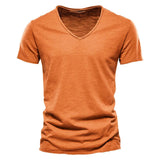 ROUSSEL PARIS | T-SHIRT COL V EN COTON POUR HOMME