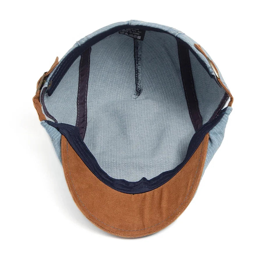 ROUSSEL PARIS | CASQUETTE EN DENIM POUR HOMMES
