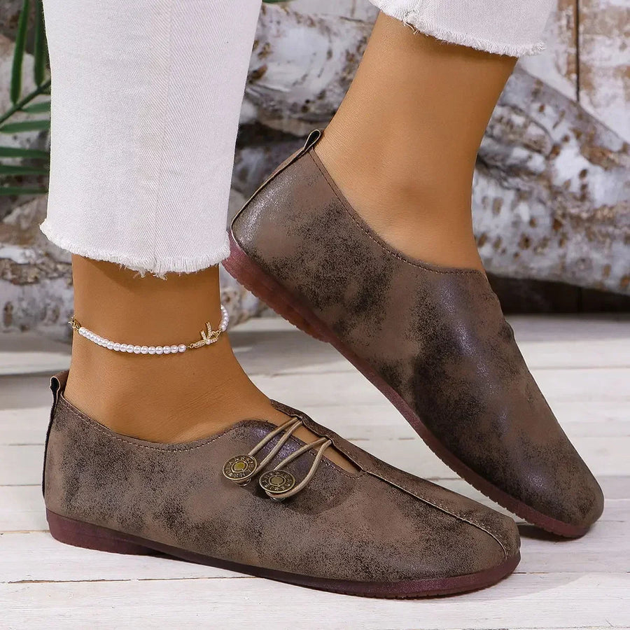 ROUSSEL PARIS | CHAUSSURES MOCASSINS BOUTON POUR FEMMES