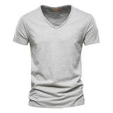 ROUSSEL PARIS | T-SHIRT COL V EN COTON POUR HOMME