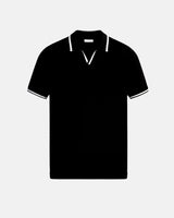 POLO SUR MESURE EN PIQUÉ AVEC DÉTAILS CONTRASTANTS