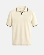 POLO SUR MESURE EN PIQUÉ AVEC DÉTAILS CONTRASTANTS