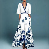 ROUSSEL PARIS | Robe Maxi Élégante à Imprimé Floral