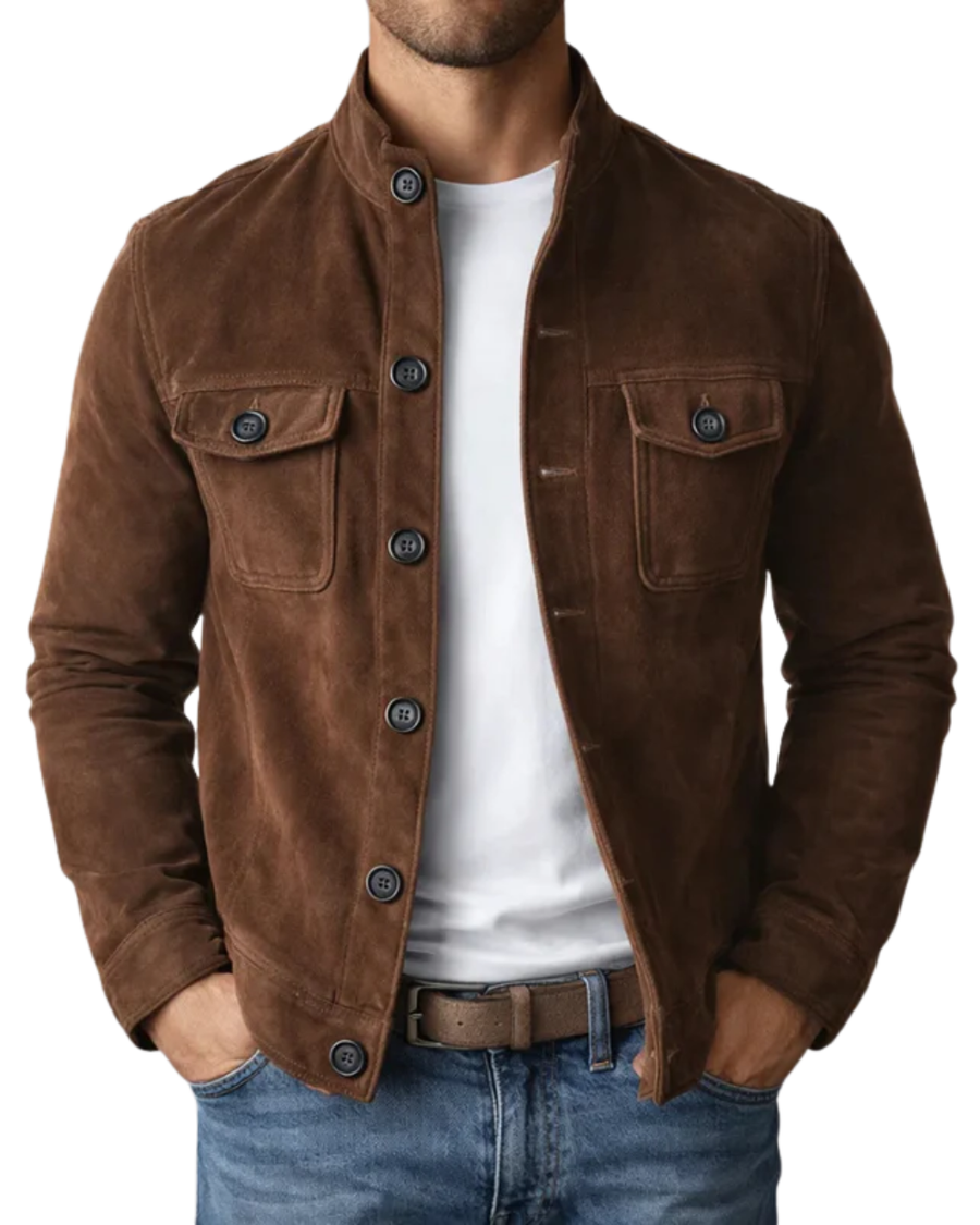 ROUSSEL PARIS | Blouson bomber en daim premium
