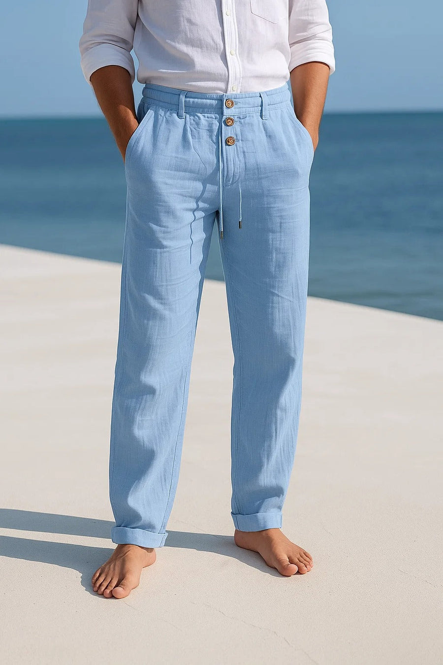 ROUSSEL PARIS | PANTALON D'ÉTÉ EN LIN LÉGER