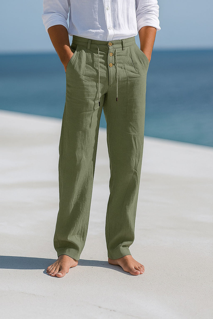 ROUSSEL PARIS | PANTALON D'ÉTÉ EN LIN LÉGER