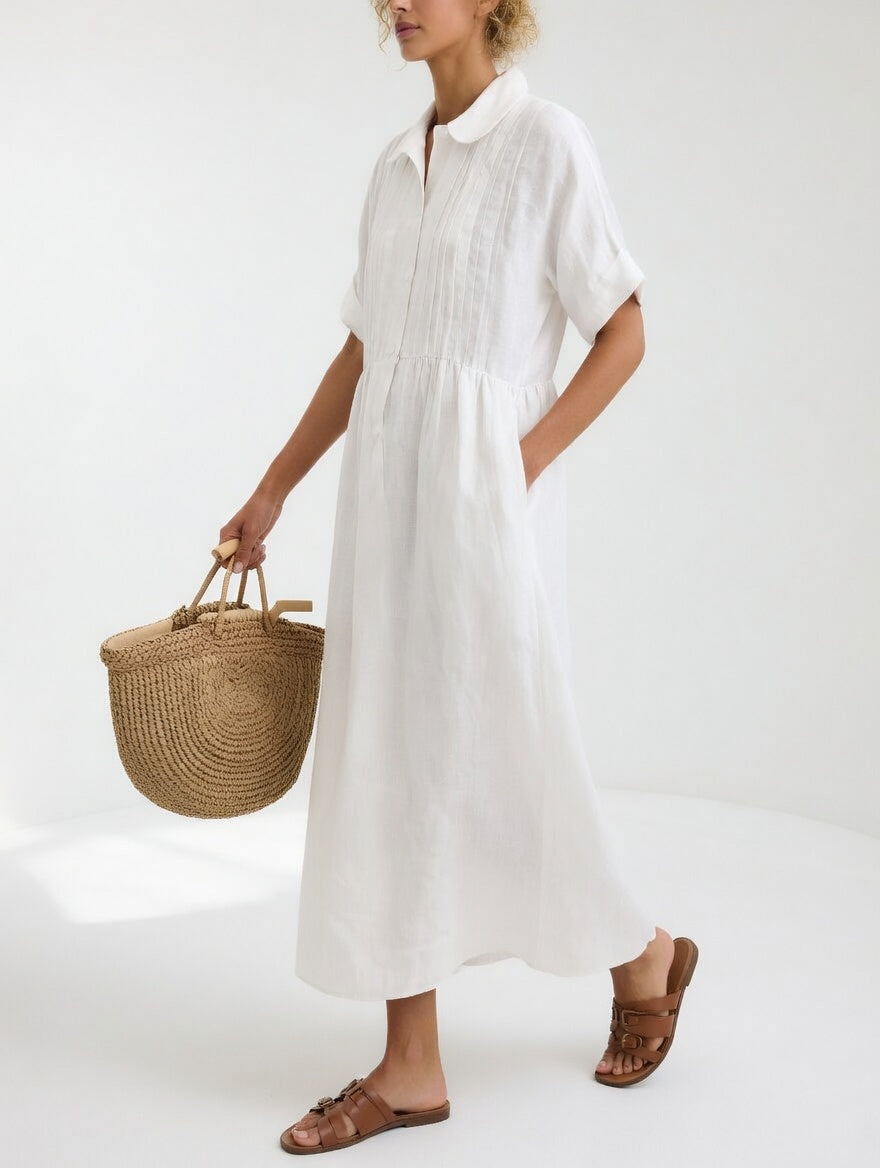 ROUSSEL PARIS | Robe chemise fluide estivale