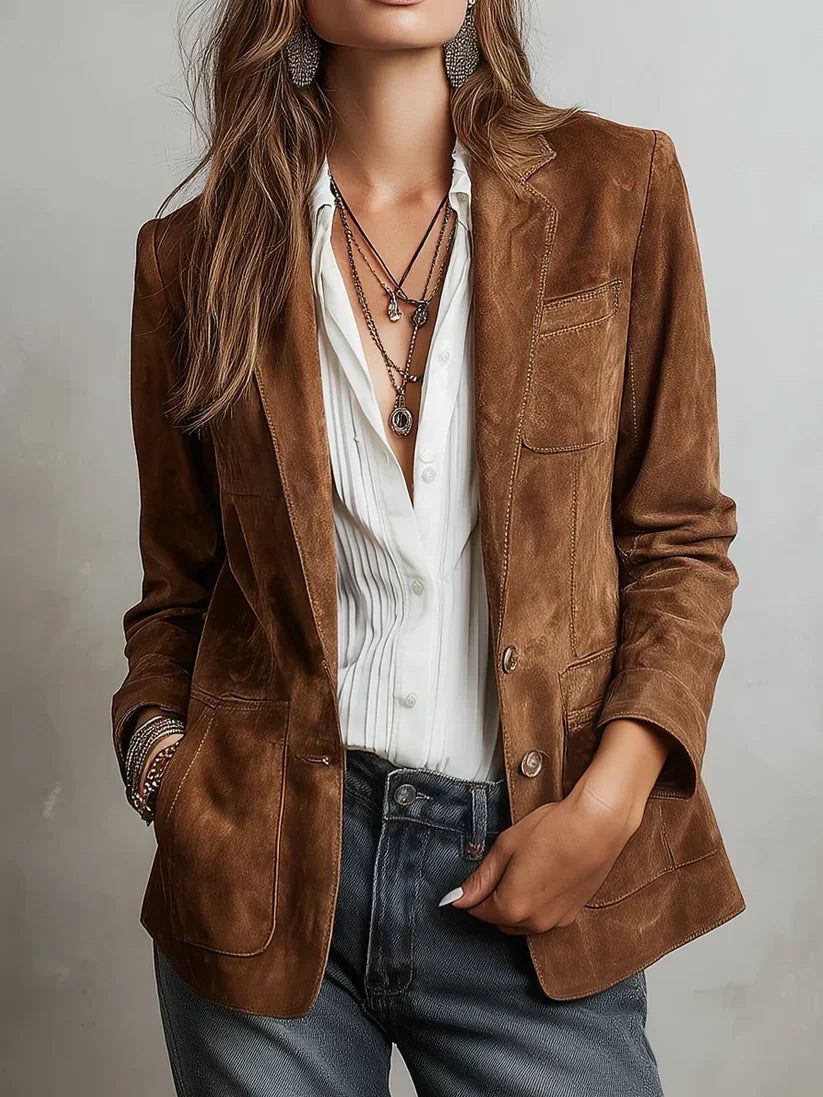 ROUSSEL PARIS | Blazer Vintage Marron
