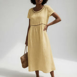 ROUSSEL PARIS | ROBE BRODÉE POUR FEMME