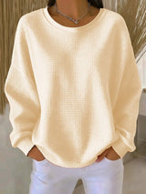ROUSSEL PARIS | PULL OVERSIZE EN MAILLE GAUFRÉE POUR FEMME