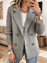 ROUSSEL PARIS | Blazer Élégant à Manches en Maille