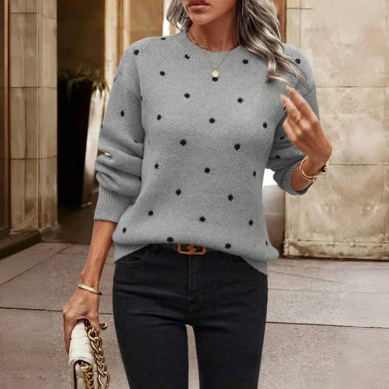 ROUSSEL PARIS | PULL EN MAILLE À POIS POUR FEMME