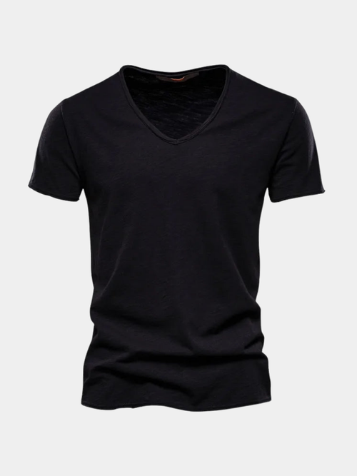 ROUSSEL PARIS | T-SHIRT COL V EN COTON POUR HOMME