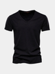 LAURENT MONACO | T-SHIRT COL V EN COTON POUR HOMME