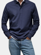 LAURENT MONACO | POLO ÉLÉGANT À MANCHES LONGUES POUR HOMME