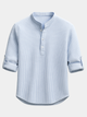 LAURENT MONACO | CHEMISE EN COTON ET LIN
