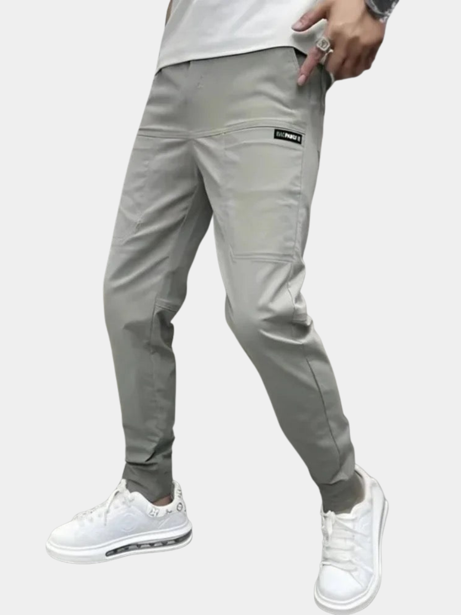 ROUSSEL PARIS | PANTALON CARGO ÉLASTIQUE POUR HOMME PREMIUM