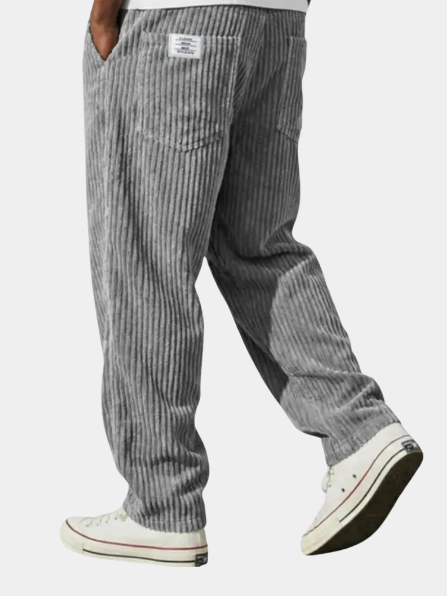 ROUSSEL PARIS | Pantalon en velours côtelé à taille élastique pour homme