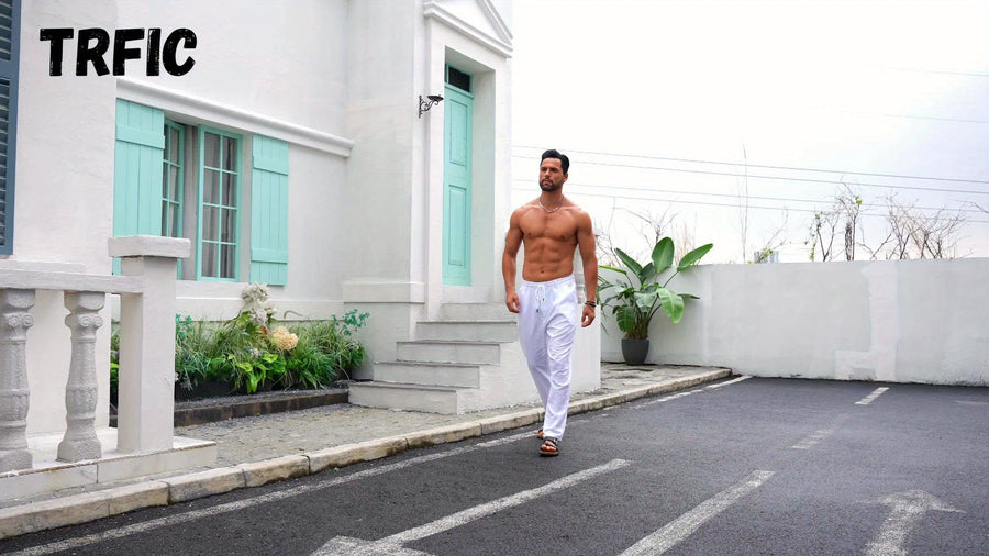 ROUSSEL PARIS | PANTALON EN LIN POUR HOMMES