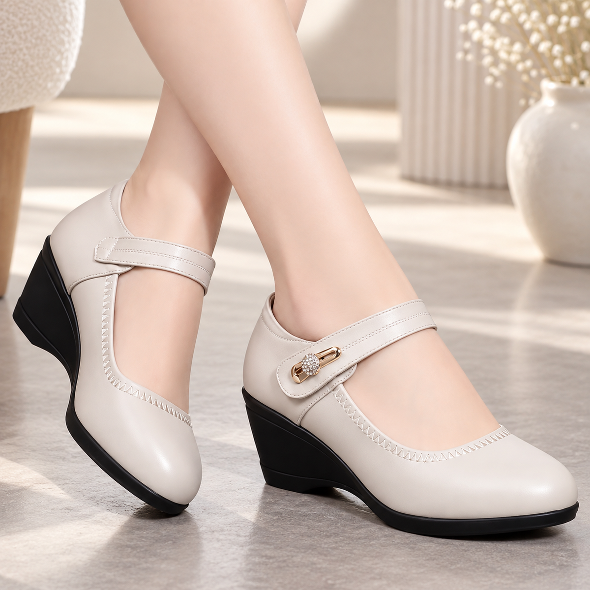 ROUSSEL PARIS | Chaussures Compensées Orthopédiques en Cuir