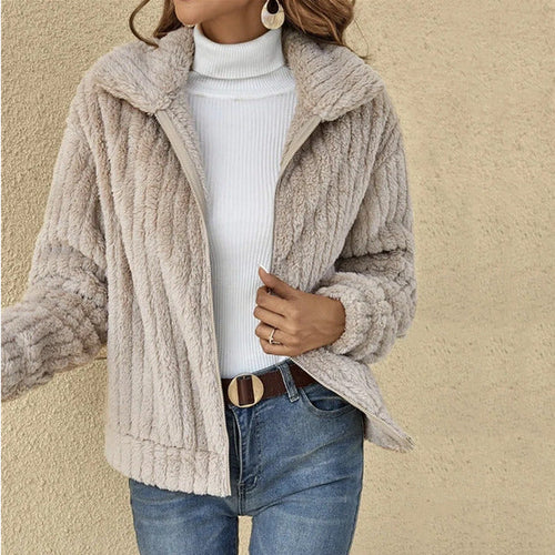 ROUSSEL PARIS | MANTEAU EN PELUCHE POUR FEMMES