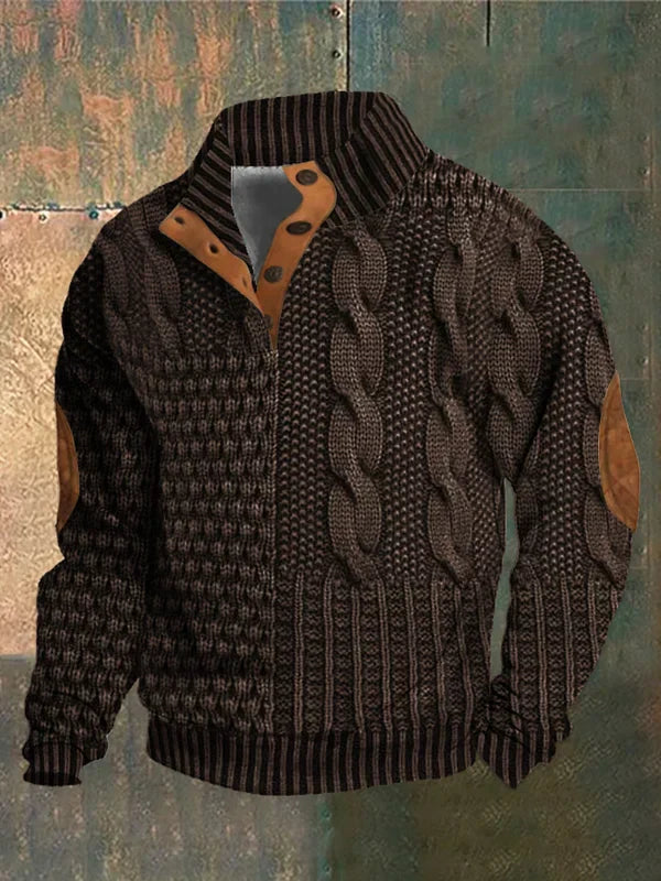 LAURENT MONACO | PULLOVER CHAUD À MOTIF