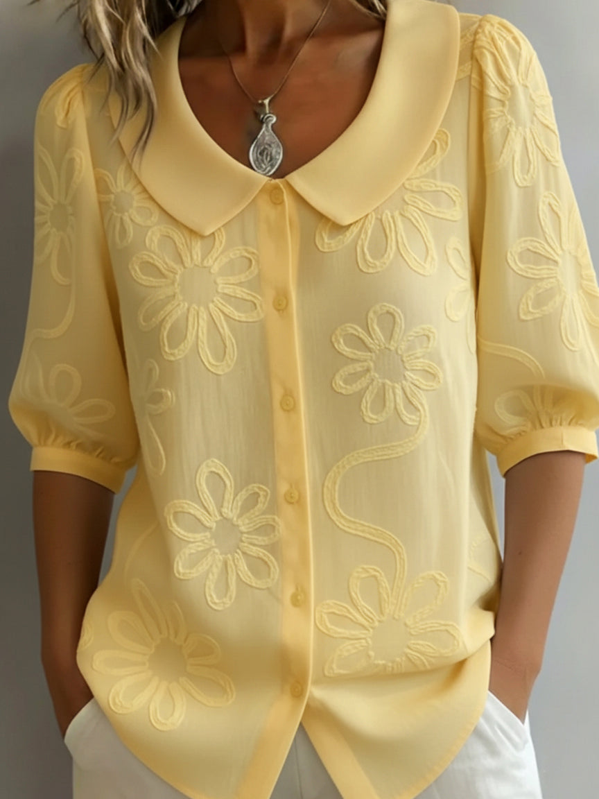 ROUSSEL PARIS | Blouse légère florale élégance naturelle