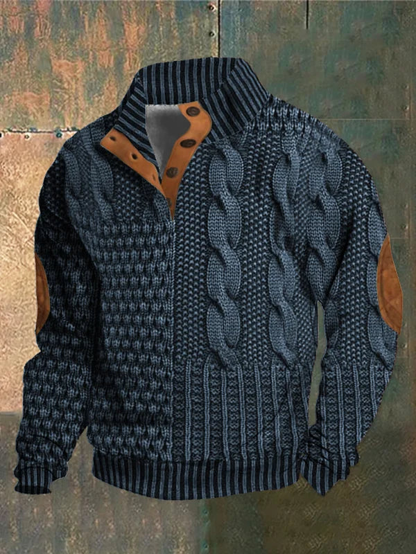 LAURENT MONACO | PULLOVER CHAUD À MOTIF