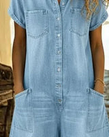 ROUSSEL PARIS | Combinaison en jean avec boutonnage frontal