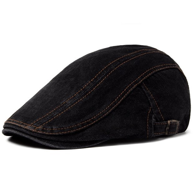 ROUSSEL PARIS | Casquette en denim surpiqué