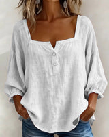 MOREAU LYON | BLOUSE À COL CARRE POUR FEMMES
