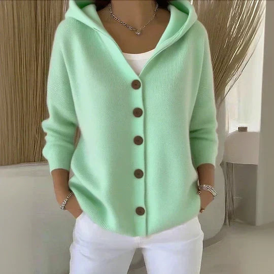 ROUSSEL PARIS | Cardigan à Capuche Boutonné