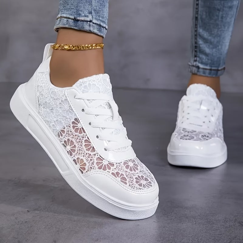 ROUSSEL PARIS | Baskets en Dentelle Florale