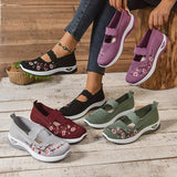 ROUSSEL PARIS | BASKETS FLORALE EMBROIDÉES POUR FEMMES