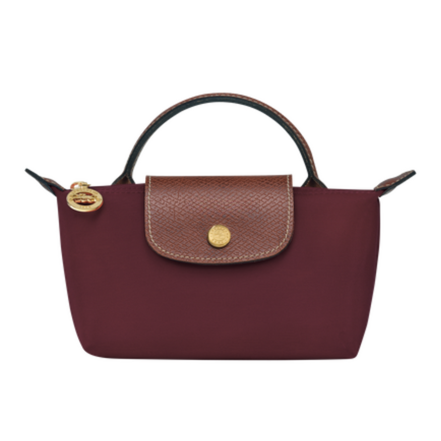 ROUSSEL PARIS | Mini Sac Élan Rouge Vin, Bandoulière incluse