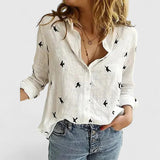 ROUSSEL PARIS | Chemise en lin boutonnée col à revers femme