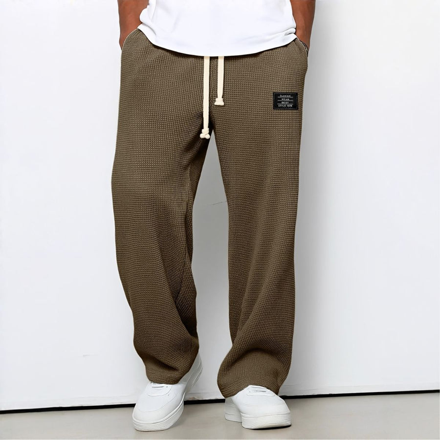 ROUSSEL PARIS | Pantalon Homme Confortable Coupe Ample et Ceinture Ajustable