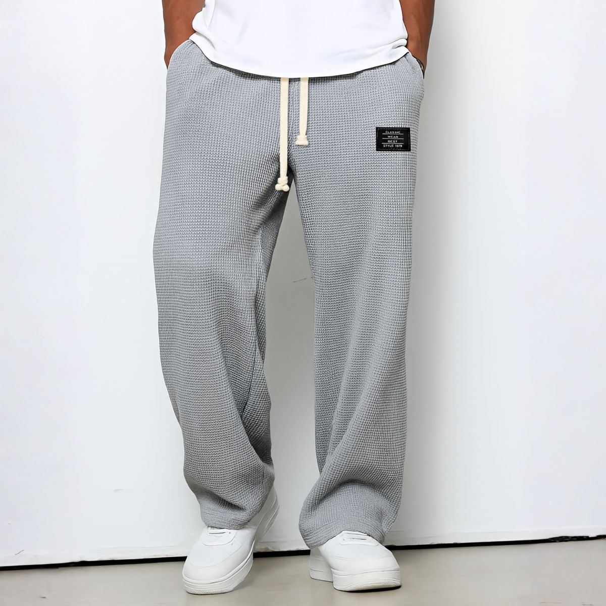 ROUSSEL PARIS | Pantalon Homme Confortable Coupe Ample et Ceinture Ajustable