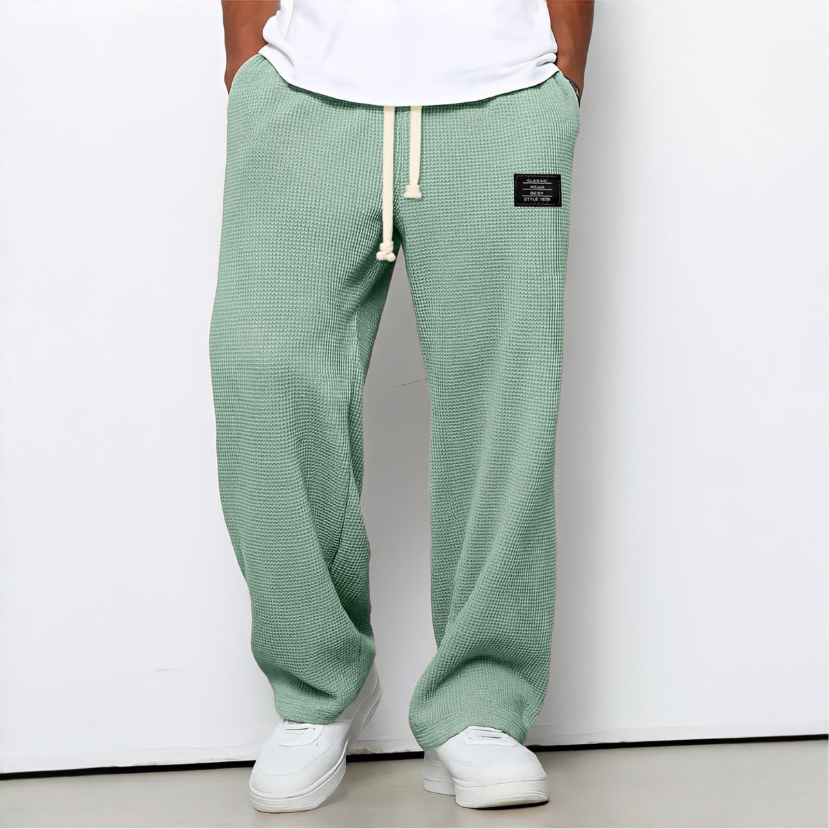 ROUSSEL PARIS | Pantalon Homme Confortable Coupe Ample et Ceinture Ajustable