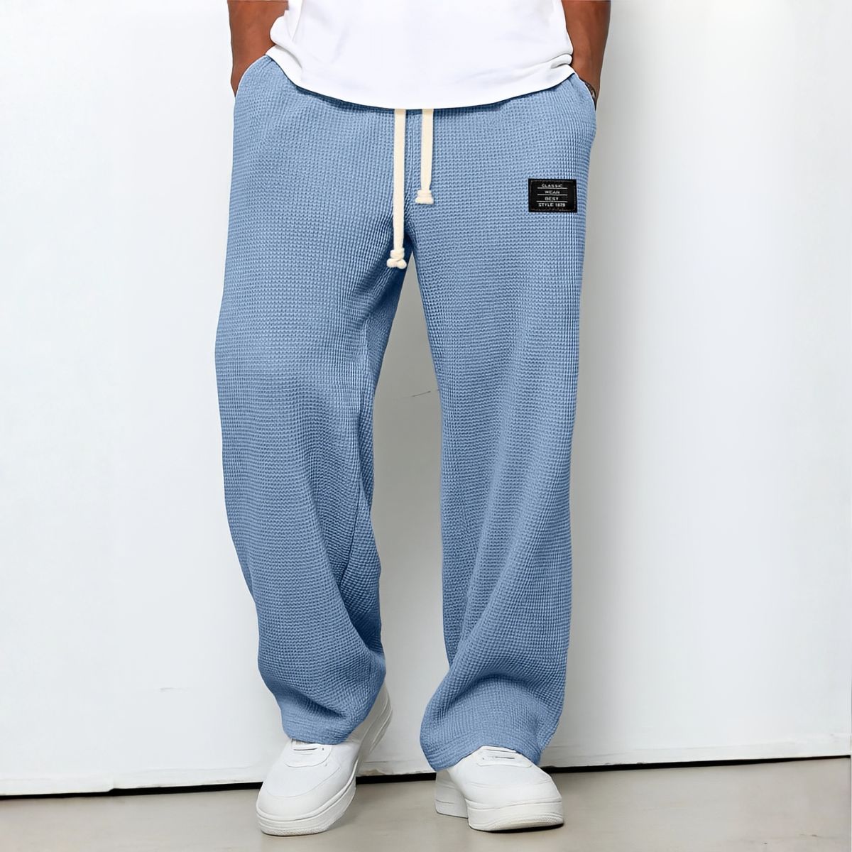 ROUSSEL PARIS | Pantalon Homme Confortable Coupe Ample et Ceinture Ajustable