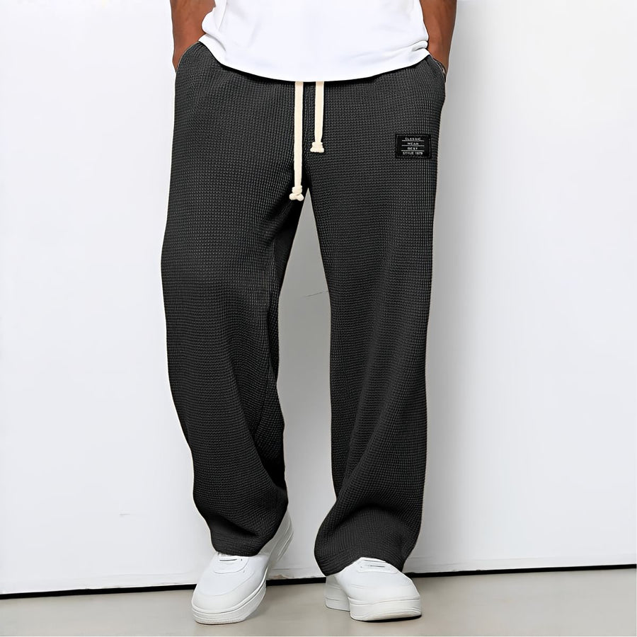 ROUSSEL PARIS | Pantalon Homme Confortable Coupe Ample et Ceinture Ajustable