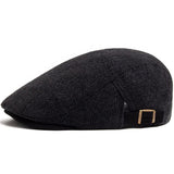 ROUSSEL PARIS | Casquette plate en laine à chevrons