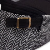 ROUSSEL PARIS | Casquette plate en laine à chevrons