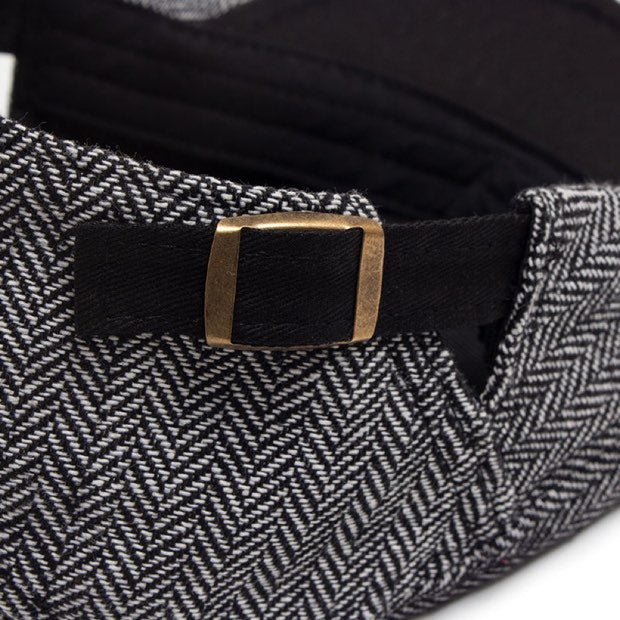 ROUSSEL PARIS | Casquette plate en laine à chevrons