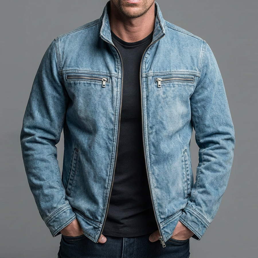 ROUSSEL PARIS | Veste vintage en coton avec fermeture zippée