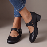 ROUSSEL PARIS | Babies en Cuir à Talon Véronique
