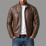 ROUSSEL PARIS | Veste vintage en cuir