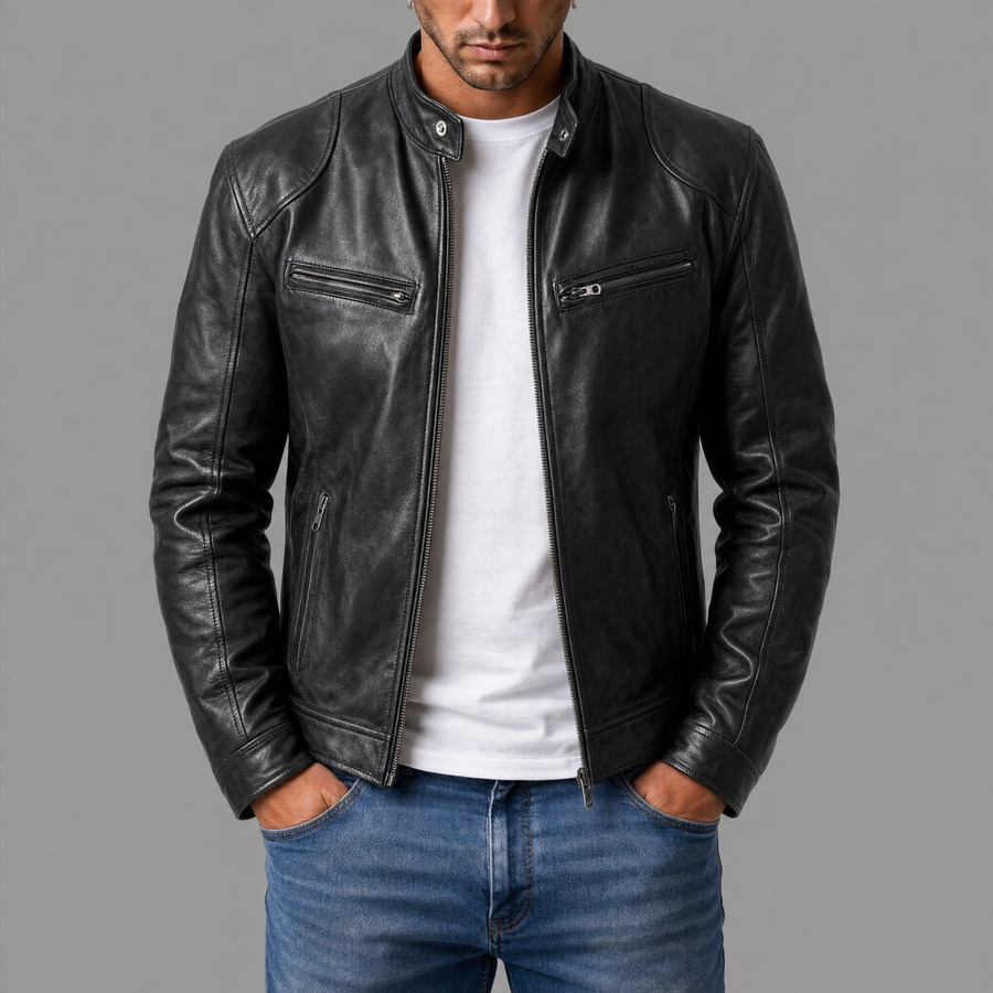 ROUSSEL PARIS | Veste en cuir décontractée